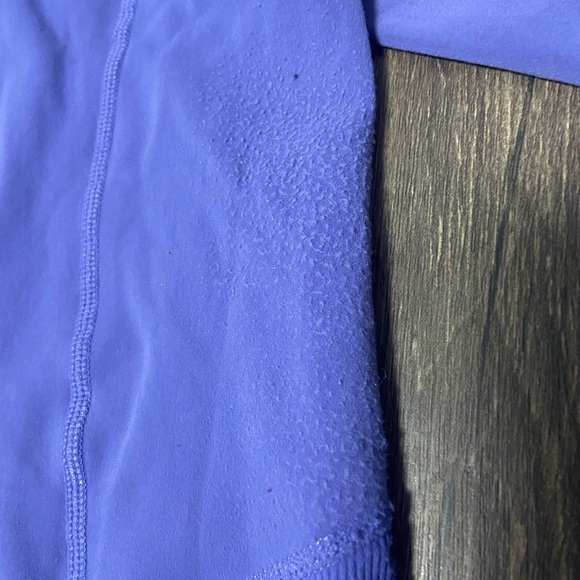 Lululemon half zip blue jacket with hood - Picture 6 of 9